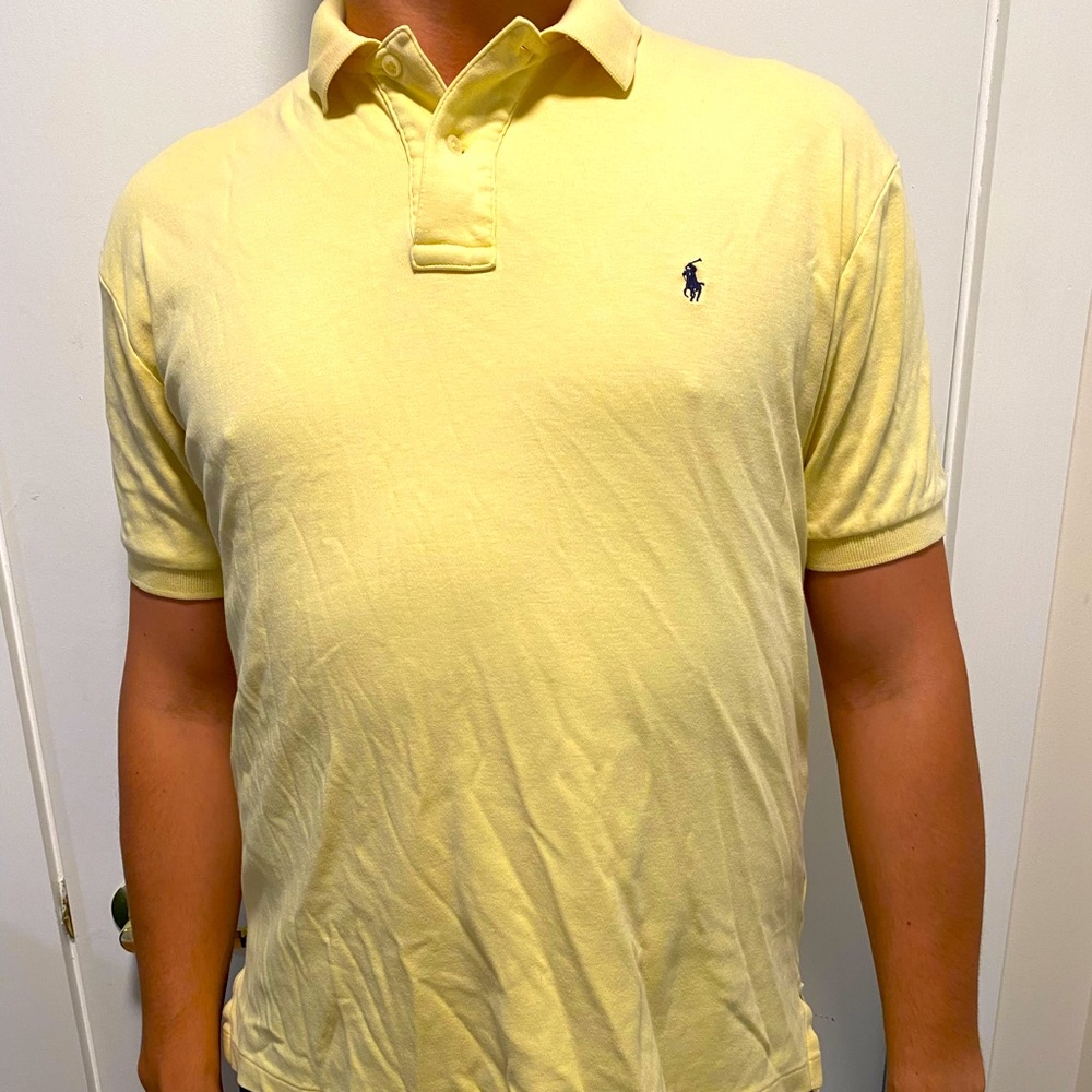 Ralph Lauren yellow man polo shirt
